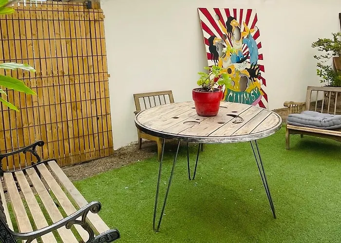 T2 Cosy Jardin Et Lit King Size Dans * Toulouse